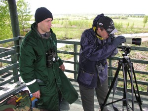 Aigars Kalvāns un Mārtiņš Briedis ("Naktsputni").  Foto P. Strautiņš