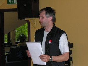 E. Lediņš ("Naktsputni").  Foto: P. Strautiņš.