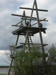 LOB komanda Sedas tornī.  Foto: V. Ķerus