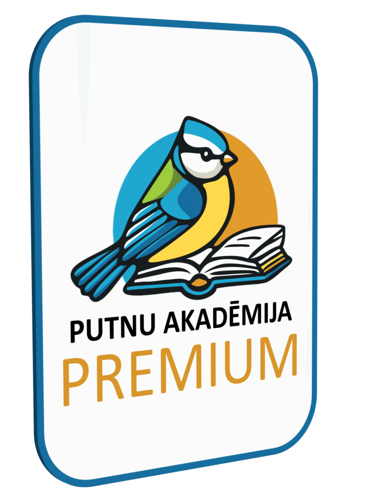 Putnu akadēmija PREMIUM 2026 (lekcijas video+dabā)